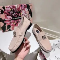 Cheap Dolce &amp; Gabbana D&amp;G Leather Shoes For Women #1400752 Replica Wholesale [$118.00 USD] [ITEM#1400752] on Replica Dolce &amp; Gabbana D&amp;G Leather Shoes