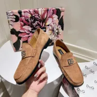 Cheap Dolce &amp; Gabbana D&amp;G Leather Shoes For Women #1400753 Replica Wholesale [$118.00 USD] [ITEM#1400753] on Replica Dolce &amp; Gabbana D&amp;G Leather Shoes