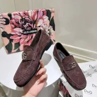 Cheap Dolce &amp; Gabbana D&amp;G Leather Shoes For Women #1400754 Replica Wholesale [$118.00 USD] [ITEM#1400754] on Replica Dolce &amp; Gabbana D&amp;G Leather Shoes