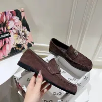 Cheap Dolce &amp; Gabbana D&amp;G Leather Shoes For Women #1400754 Replica Wholesale [$118.00 USD] [ITEM#1400754] on Replica Dolce &amp; Gabbana D&amp;G Leather Shoes