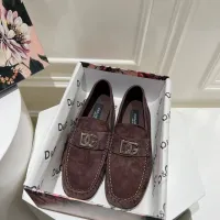 Cheap Dolce &amp; Gabbana D&amp;G Leather Shoes For Women #1400754 Replica Wholesale [$118.00 USD] [ITEM#1400754] on Replica Dolce &amp; Gabbana D&amp;G Leather Shoes