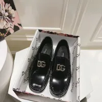 Cheap Dolce &amp; Gabbana D&amp;G Leather Shoes For Women #1400755 Replica Wholesale [$118.00 USD] [ITEM#1400755] on Replica Dolce &amp; Gabbana D&amp;G Leather Shoes