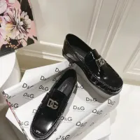 Cheap Dolce &amp; Gabbana D&amp;G Leather Shoes For Women #1400755 Replica Wholesale [$118.00 USD] [ITEM#1400755] on Replica Dolce &amp; Gabbana D&amp;G Leather Shoes