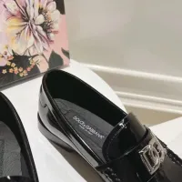 Cheap Dolce &amp; Gabbana D&amp;G Leather Shoes For Women #1400755 Replica Wholesale [$118.00 USD] [ITEM#1400755] on Replica Dolce &amp; Gabbana D&amp;G Leather Shoes