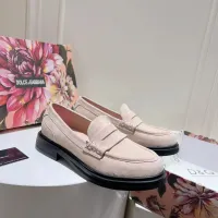 Cheap Dolce &amp; Gabbana D&amp;G Leather Shoes For Women #1400756 Replica Wholesale [$122.00 USD] [ITEM#1400756] on Replica Dolce &amp; Gabbana D&amp;G Leather Shoes