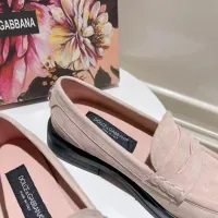 Cheap Dolce &amp; Gabbana D&amp;G Leather Shoes For Women #1400756 Replica Wholesale [$122.00 USD] [ITEM#1400756] on Replica Dolce &amp; Gabbana D&amp;G Leather Shoes