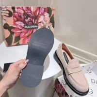 Cheap Dolce &amp; Gabbana D&amp;G Leather Shoes For Women #1400756 Replica Wholesale [$122.00 USD] [ITEM#1400756] on Replica Dolce &amp; Gabbana D&amp;G Leather Shoes