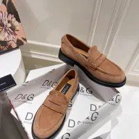 Cheap Dolce &amp; Gabbana D&amp;G Leather Shoes For Women #1400757 Replica Wholesale [$122.00 USD] [ITEM#1400757] on Replica Dolce &amp; Gabbana D&amp;G Leather Shoes