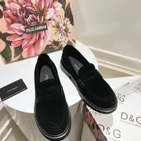 Cheap Dolce &amp; Gabbana D&amp;G Leather Shoes For Women #1400758 Replica Wholesale [$122.00 USD] [ITEM#1400758] on Replica Dolce &amp; Gabbana D&amp;G Leather Shoes