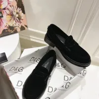 Cheap Dolce &amp; Gabbana D&amp;G Leather Shoes For Women #1400758 Replica Wholesale [$122.00 USD] [ITEM#1400758] on Replica Dolce &amp; Gabbana D&amp;G Leather Shoes