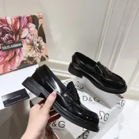 Cheap Dolce &amp; Gabbana D&amp;G Leather Shoes For Women #1400759 Replica Wholesale [$122.00 USD] [ITEM#1400759] on Replica Dolce &amp; Gabbana D&amp;G Leather Shoes