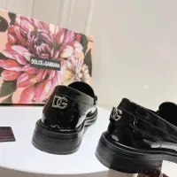 Cheap Dolce &amp; Gabbana D&amp;G Leather Shoes For Women #1400759 Replica Wholesale [$122.00 USD] [ITEM#1400759] on Replica Dolce &amp; Gabbana D&amp;G Leather Shoes