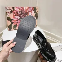 Cheap Dolce &amp; Gabbana D&amp;G Leather Shoes For Women #1400759 Replica Wholesale [$122.00 USD] [ITEM#1400759] on Replica Dolce &amp; Gabbana D&amp;G Leather Shoes