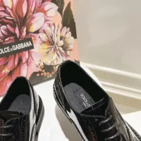 Cheap Dolce &amp; Gabbana D&amp;G Leather Shoes For Women #1400760 Replica Wholesale [$122.00 USD] [ITEM#1400760] on Replica Dolce &amp; Gabbana D&amp;G Leather Shoes