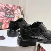 Cheap Dolce &amp; Gabbana D&amp;G Leather Shoes For Women #1400760 Replica Wholesale [$122.00 USD] [ITEM#1400760] on Replica Dolce &amp; Gabbana D&amp;G Leather Shoes