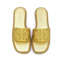 Cheap Tory Burch TB Slippers For Women #1400763 Replica Wholesale [$92.00 USD] [ITEM#1400763] on Replica Tory Burch TB Slippers
