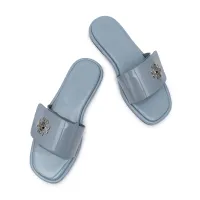 Cheap Tory Burch TB Slippers For Women #1400773 Replica Wholesale [$92.00 USD] [ITEM#1400773] on Replica Tory Burch TB Slippers
