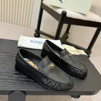 Cheap Burberry Leather Shoes For Women #1400777 Replica Wholesale [$112.00 USD] [ITEM#1400777] on Replica Burberry Leather Shoes