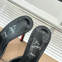 Cheap Christian Louboutin CL Slippers For Women #1400778 Replica Wholesale [$105.00 USD] [ITEM#1400778] on Replica Christian Louboutin CL Slippers