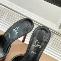 Cheap Christian Louboutin CL Slippers For Women #1400779 Replica Wholesale [$105.00 USD] [ITEM#1400779] on Replica Christian Louboutin CL Slippers