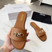 Cheap Michael Kors Slippers For Women #1400785 Replica Wholesale [$82.00 USD] [ITEM#1400785] on Replica Michael Kors Slippers