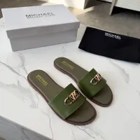 Cheap Michael Kors Slippers For Women #1400789 Replica Wholesale [$82.00 USD] [ITEM#1400789] on Replica Michael Kors Slippers