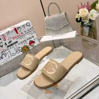 Cheap Dolce &amp; Gabbana D&amp;G Slippers For Women #1400791 Replica Wholesale [$82.00 USD] [ITEM#1400791] on Replica Dolce &amp; Gabbana D&amp;G Slippers