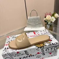 Cheap Dolce &amp; Gabbana D&amp;G Slippers For Women #1400791 Replica Wholesale [$82.00 USD] [ITEM#1400791] on Replica Dolce &amp; Gabbana D&amp;G Slippers