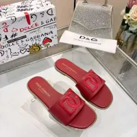 Cheap Dolce &amp; Gabbana D&amp;G Slippers For Women #1400793 Replica Wholesale [$82.00 USD] [ITEM#1400793] on Replica Dolce &amp; Gabbana D&amp;G Slippers