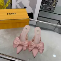 Cheap Fendi Slippers For Women #1400810 Replica Wholesale [$88.00 USD] [ITEM#1400810] on Replica Fendi Slippers