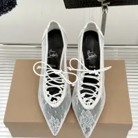 Cheap Christian Louboutin High-heeled shoes For Women #1400845 Replica Wholesale [$105.00 USD] [ITEM#1400845] on Replica Christian Louboutin High-heeled shoes