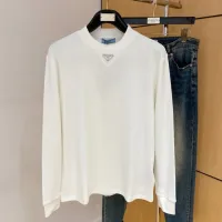 Cheap Prada T-Shirts Long Sleeved For Unisex #1400848 Replica Wholesale [$76.00 USD] [ITEM#1400848] on Replica Prada T-Shirts