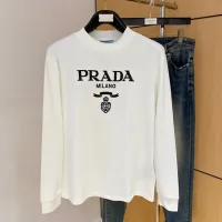 Cheap Prada T-Shirts Long Sleeved For Unisex #1400850 Replica Wholesale [$76.00 USD] [ITEM#1400850] on Replica Prada T-Shirts