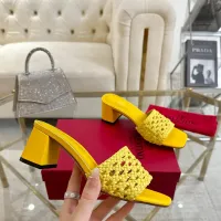 Cheap Valentino Slippers For Women #1400854 Replica Wholesale [$85.00 USD] [ITEM#1400854] on Replica Valentino Slippers