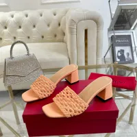 Cheap Valentino Slippers For Women #1400855 Replica Wholesale [$85.00 USD] [ITEM#1400855] on Replica Valentino Slippers