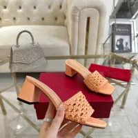 Cheap Valentino Slippers For Women #1400855 Replica Wholesale [$85.00 USD] [ITEM#1400855] on Replica Valentino Slippers