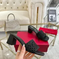 Cheap Valentino Slippers For Women #1400857 Replica Wholesale [$85.00 USD] [ITEM#1400857] on Replica Valentino Slippers