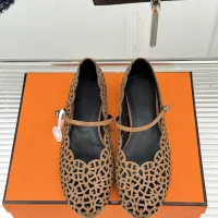 Cheap Hermes Flat Shoes For Women #1400938 Replica Wholesale [$112.00 USD] [ITEM#1400938] on Replica Hermes Flat Shoes