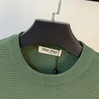 Cheap MIU MIU Sweaters Long Sleeved For Unisex #1400946 Replica Wholesale [$100.00 USD] [ITEM#1400946] on Replica MIU MIU Sweaters