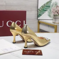Cheap Gucci High-Heeled Shoes For Women #1401080 Replica Wholesale [$112.00 USD] [ITEM#1401080] on Replica Gucci High-Heeled Shoes