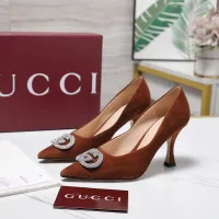 Cheap Gucci High-Heeled Shoes For Women #1401082 Replica Wholesale [$112.00 USD] [ITEM#1401082] on Replica Gucci High-Heeled Shoes