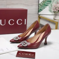 Cheap Gucci High-Heeled Shoes For Women #1401113 Replica Wholesale [$112.00 USD] [ITEM#1401113] on Replica Gucci High-Heeled Shoes