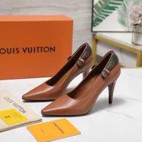 Cheap Louis Vuitton High-Heeled Shoes For Women #1401124 Replica Wholesale [$122.00 USD] [ITEM#1401124] on Replica Louis Vuitton High-Heeled Shoes