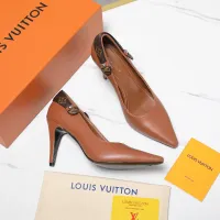 Cheap Louis Vuitton High-Heeled Shoes For Women #1401124 Replica Wholesale [$122.00 USD] [ITEM#1401124] on Replica Louis Vuitton High-Heeled Shoes