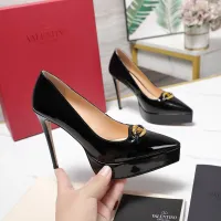 Cheap Valentino High-Heeled Shoes For Women #1401130 Replica Wholesale [$125.00 USD] [ITEM#1401130] on Replica Valentino High-Heeled Shoes