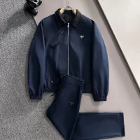 Cheap Prada Tracksuits Long Sleeved For Men #1401142 Replica Wholesale [$125.00 USD] [ITEM#1401142] on Replica Prada Tracksuits