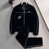 Cheap Prada Tracksuits Long Sleeved For Men #1401145 Replica Wholesale [$125.00 USD] [ITEM#1401145] on Replica Prada Tracksuits