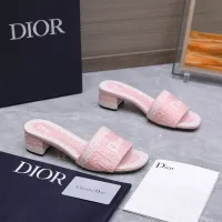 Cheap Christian Dior Slippers For Women #1401147 Replica Wholesale [$92.00 USD] [ITEM#1401147] on Replica Christian Dior Slippers
