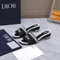 Cheap Christian Dior Slippers For Women #1401150 Replica Wholesale [$92.00 USD] [ITEM#1401150] on Replica Christian Dior Slippers