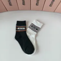 Cheap MIU MIU Socks #1401188 Replica Wholesale [$29.00 USD] [ITEM#1401188] on Replica MIU MIU Socks